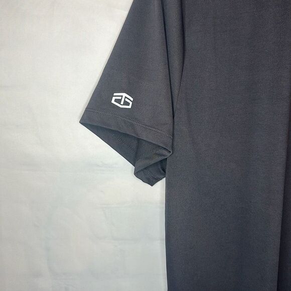 Tapout Mens Short Sleeve Gray Black Polyester Shirt size XL - Picture 5 of 6